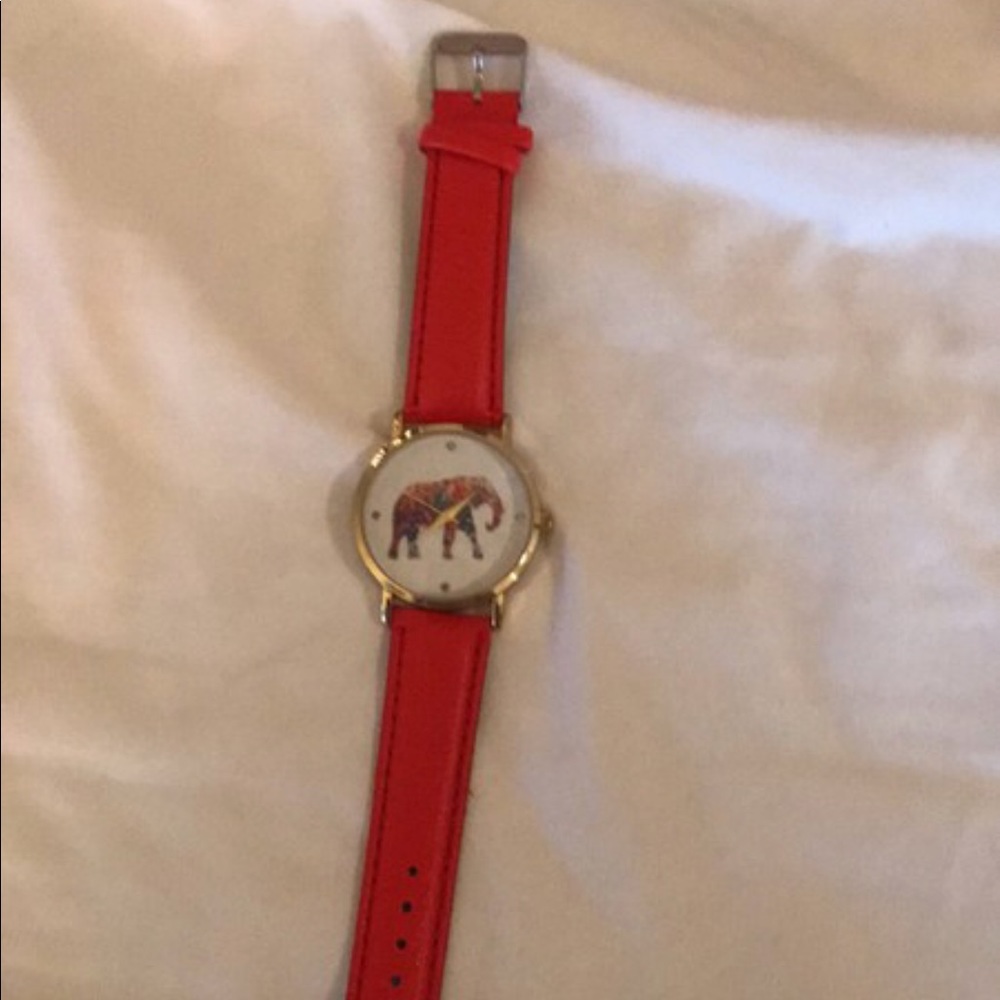 Elephant red watch